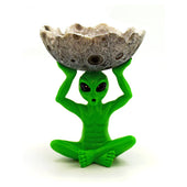Alien Holding Moon Ashtray 5.5"