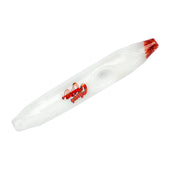 Cheech & Chong Glass 7.5" Labrador Grande Hand Pipe white
