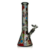 Cheech & Chong Glass 12" Power to the Flower Beaker Base