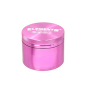 Elements Pink 4 Piece Aluminum Grinder