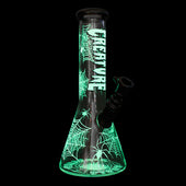 Creature 12” Glow-in-the-Dark Spiderweb Water Pipe