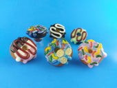 Jam Bear Glass Mini Donut Spinner Carb Caps