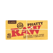 RAW Classic Natural Unrefined Hemp Rolling Papers Phatty King Size Supreme