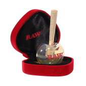 RAW Glass Heart Cone Holder