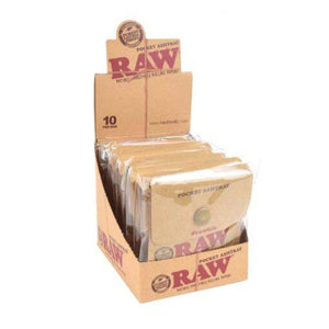 RAW Pocket Ashtray box of 10