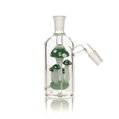 Red Eye Glass 14mm 45 Degree Amanita Ash Catcher jade green