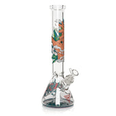 Red Eye Glass 420 Eye Beaker Base Water Pipe