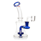 Red Eye Glass 8" Concentrate Rig blue