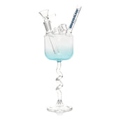 Red Eye Glass 9" Ice-Cold Happy Hour Water Pipe