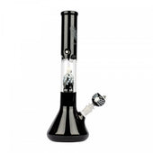 Red Eye Glass Black Octopus Perc Beaker Tube