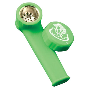 Lit Silicone Handpipe green