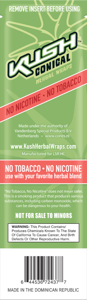 KUSH® Herbal Cones Strawberry Kiwi