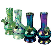 Retro Platinum Metallic Metro Tube Bong