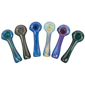 Red Eye Glass Solid Colour Spoon Pipe set