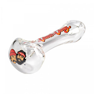 Cheech & Chong 3.5" Mrs. Tempest Stoner Hand Pipe clear
