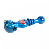 Cheech & Chong Juan Coyote Hand Pipe 4.5" blue