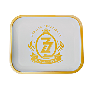 Zig-Zag Large Classic Medallion (Since 1879) Metal Rolling Tray
