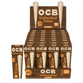OCB Unbleached Virgin Cones 1 1/4 6pk