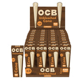 OCB Unbleached Virgin Cones Kingsize 3pk