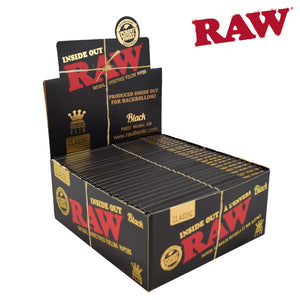 RAW Black Natural King Size Slim Inside Out Papers