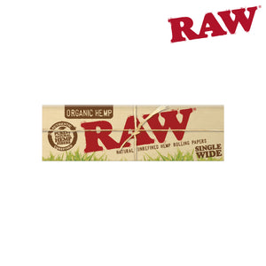 RAW Organic Single Wide Single Pull 6 Pack