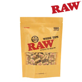 RAW Tips Wide Pre-rolled Bag of 180