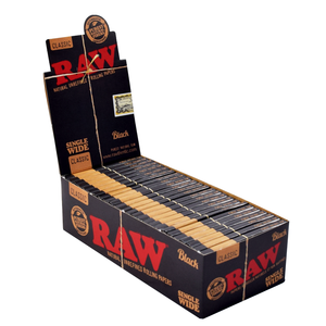 RAW Black Single Wide Double Pull Box of 25
