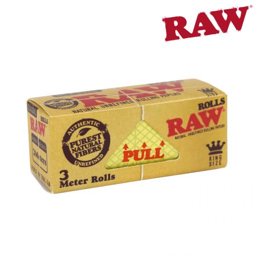 RAW Natural Rolls 3 Meter King Size BC Smoke Shop