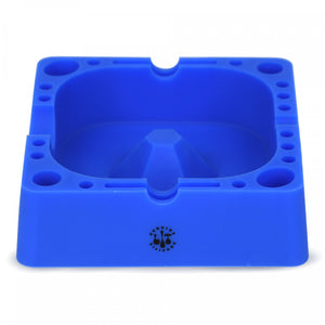 Lit Silicone Square Ashtray 4.75" w/ Tool Holders