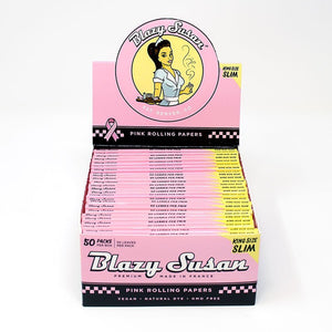 Blazy Susan Kingsize Slim Pink Papers