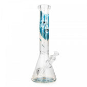 Red Eye Glass Wolf Beaker Bong