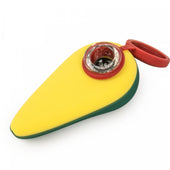 Lit Silicone Avocado Hand Pipe