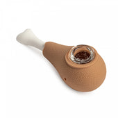 Lit Silicone Chicken Leg Hand Pipe