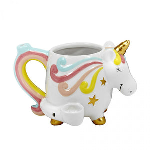 Magical Unicorn Ceramic Coffee Mug Pipe