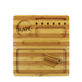 RAW Back Flip Striped Bamboo Rolling Tray