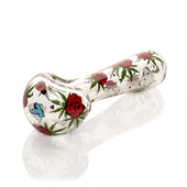 Red Eye Glass Roses and Weed Pipe
