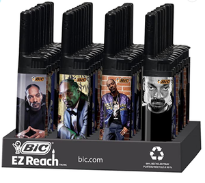 BIC Special Edition Snoop Dogg Series EZ Lighters display of 40