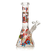 Cheech & Chong Glass 10" Power to the Flower Dual Chamber