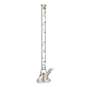 Cheech & Chong Glass 48" 7mm Thick How High Are You Bell Base Water Pipe