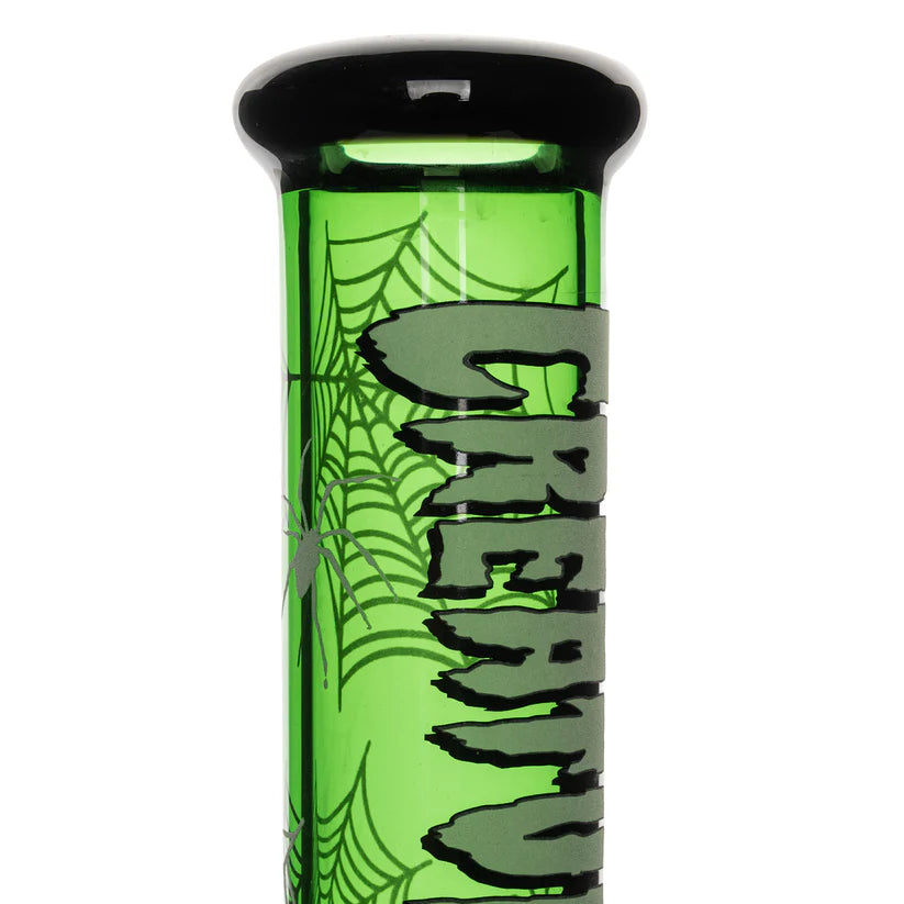 Creature 12” Glow-in-the-Dark Spiderweb Water Pipe
