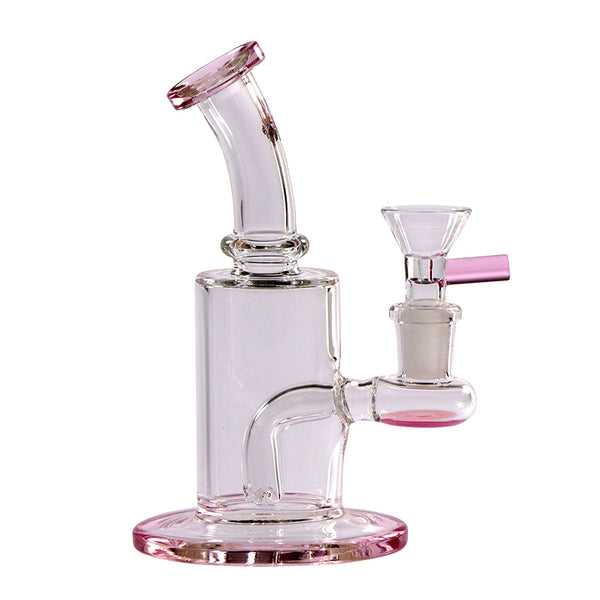 Hydros Mini Tube Cookie Bottom Pink BC Smoke Shop