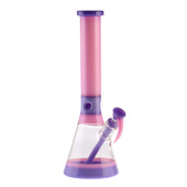 Hydros Two-Tone Bong pink purple