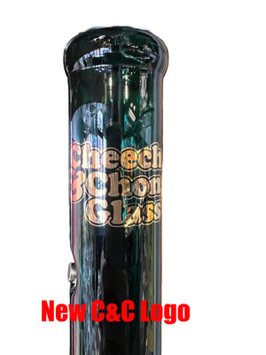 Cheech & Chong Glass 14'' Tall Sergeant Standanko Beaker Tube W/14mm Joint Bong
