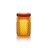 Jane West 3" Twenties Collection Stash Jar amber