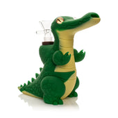 Lit Silicone 6" Alligator Water Pipe