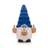 Lit Silicone 6" No Fux Gnome Water Pipe red blue
