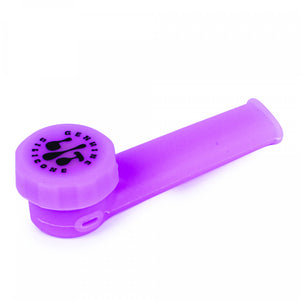 Lit Silicone Handpipe purple