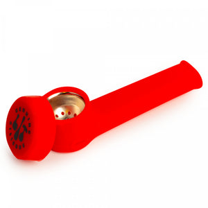 Lit Silicone Handpipe red
