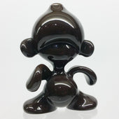 Luda Glass Rig Toy 5" 10mm Male Fixed Stem Chocolate Colour
