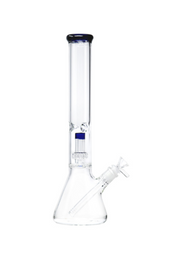 Nice Glass 16 inch Showerhead Beaker blue